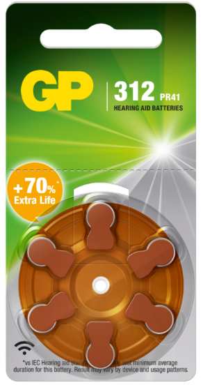 Батерия GP ZA312 1.45V